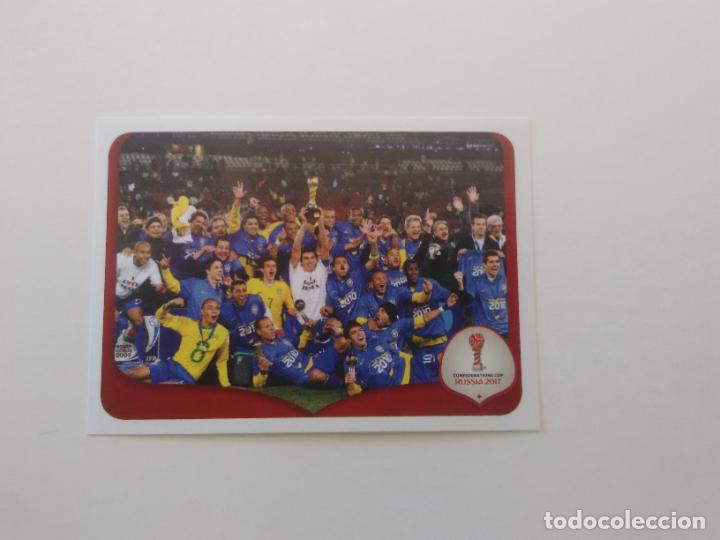 Sammelleidenschaft Sport: 279 EQUIPO SELECCI&Oacute;N BRASIL 2009 COPA CONFEDERACIONES RUSIA 2017 CROMO STICKER F&Uacute;TBOL PANINI