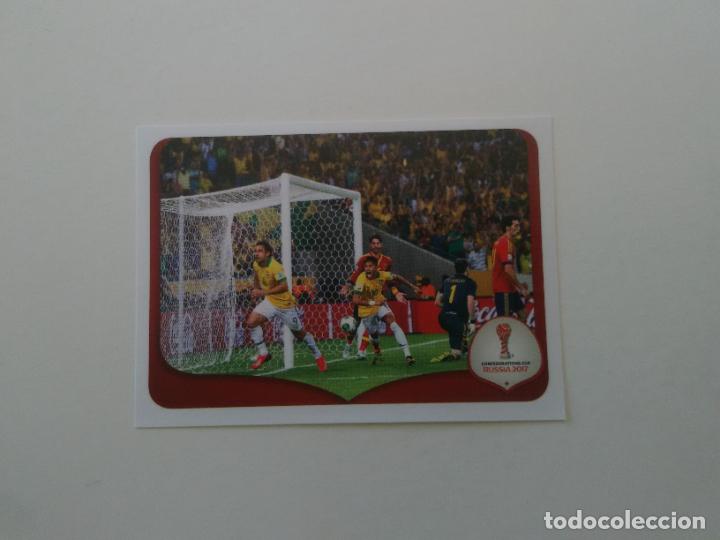 Coleccionismo deportivo: 280 NEYMAR FRED BRASIL 2013 ESPA&Ntilde;A COPA CONFEDERACIONES RUSIA 2017 CROMO STICKER F&Uacute;TBOL PANINI