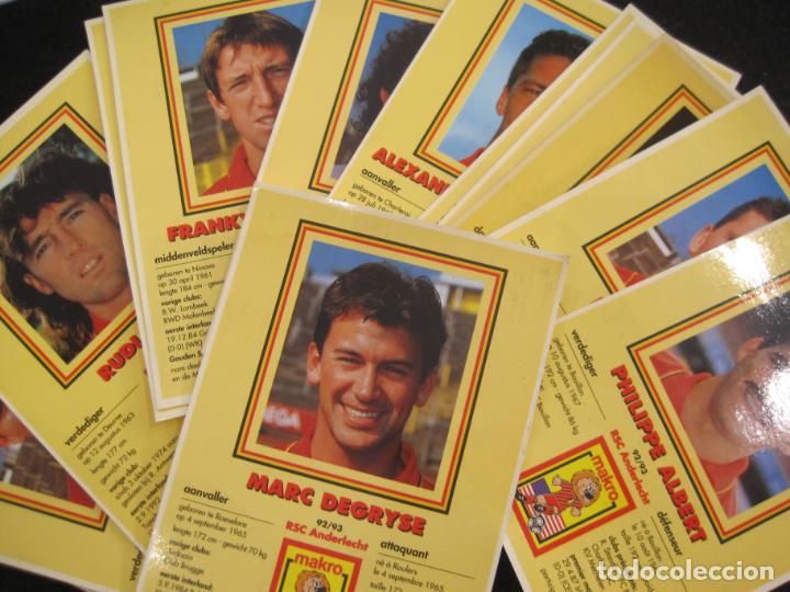 Collezionismo sportivo: FUTBOL-LOTE DE 14 POSTALES DE FUTBOLISTAS-PUBLICIDAD MAKRO-A&Ntilde;O 1993-VER FOTOS-(82.148)