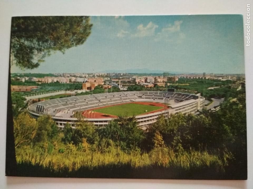 Colecionismo desportivo: POSTAL ESTADIO OL&Iacute;MPICO DE ROMA (ITALIA) - STADE STADIUM - DA VERA FOTOCOLOR N&ordm; 299 NO ESCRITA