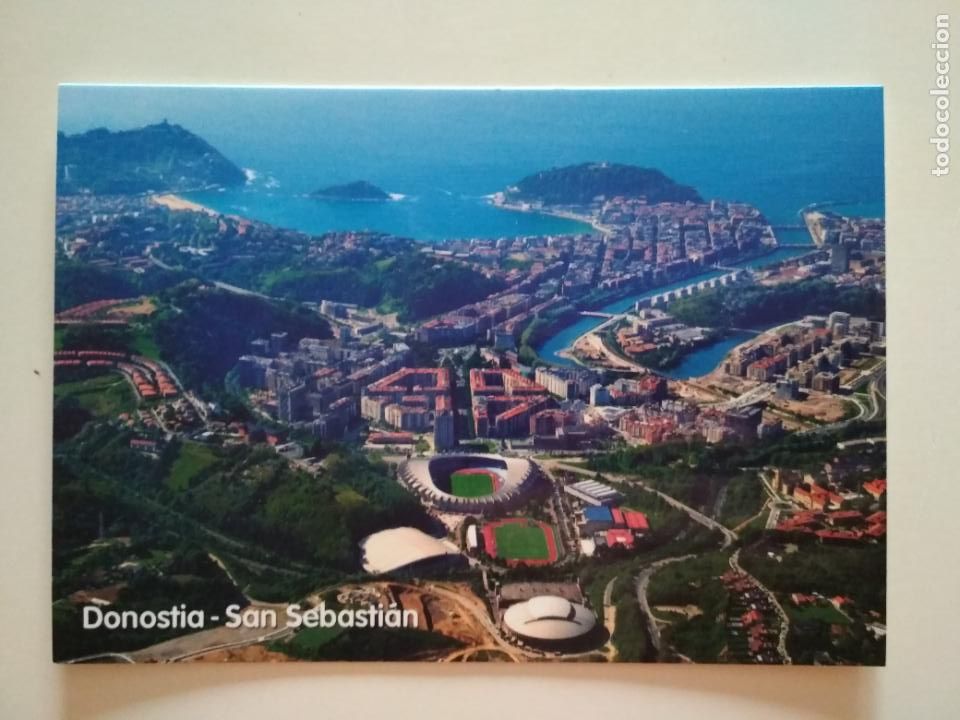Colecionismo desportivo: POSTAL ESTADIO ANOETA REAL SOCIEDAD STADIUM STADE SAN SEBASTIAN DONOSTIA - NO ESCRITA