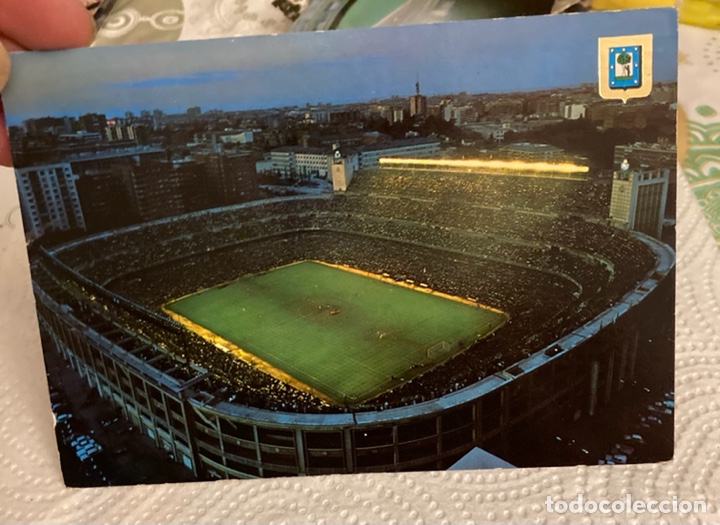 Collectionnisme sportif: Magnifica postal antigua del Santiago Bernab&eacute;u