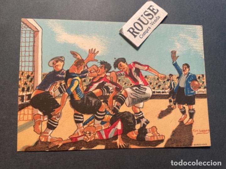 Coleccionismo deportivo: FUTBOL - ANTIGUA POSTAL - AUTOR F.M. SURROCA - 14X9 CM. D