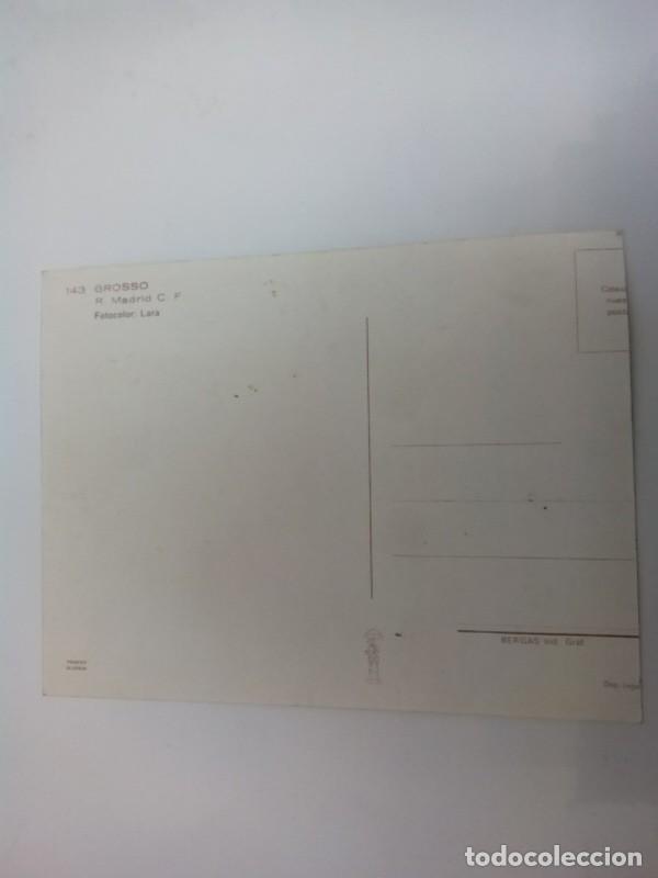 Coleccionismo deportivo: REAL MADRD C.F. POSTAL ANTIGUA DE GROSO , VER - Foto 3
