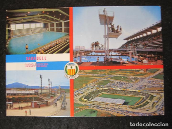 Coleccionismo deportivo: SABADELL-NOVA CREU ALTA-CAMPO ESTADIO FUTBOL-POSTAL ANTIGUA-(86.210)