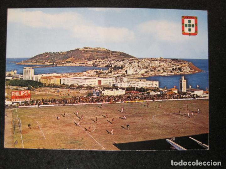 Coleccionismo deportivo: CEUTA-CAMPO DE DEPORTES ALFONSO MORUBE-CAMPO ESTADIO FUTBOL-POSTAL ANTIGUA-(86.214)