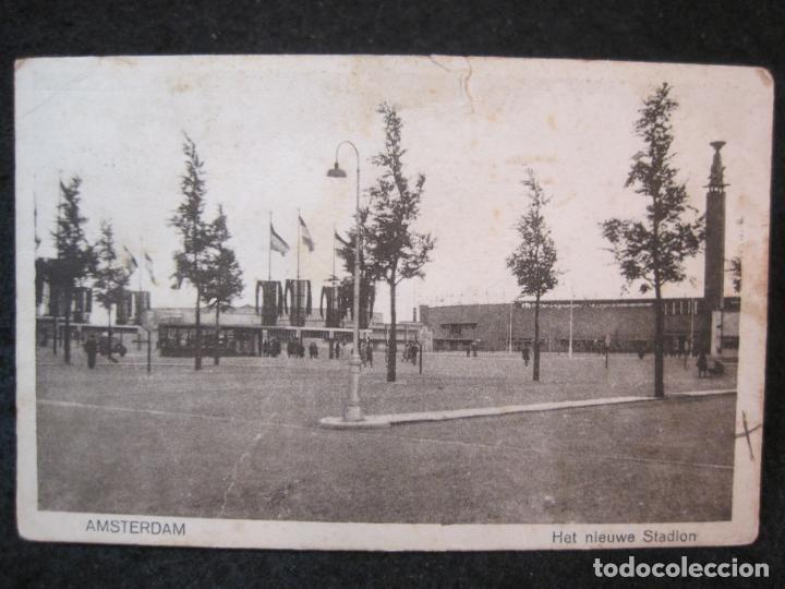 Coleccionismo deportivo: HOLANDA-AMSTERDAM-HET NIEUWE STADION-CAMPO ESTADIO FUTBOL-POSTAL ANTIGUA-(86.245)