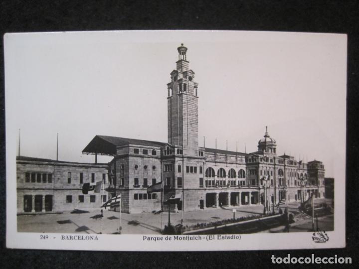 Coleccionismo deportivo: BARCELONA-ESTADIO DE MONTJUICH-CAMPO ESTADIO FUTBOL-POSTAL ANTIGUA-(86.274)