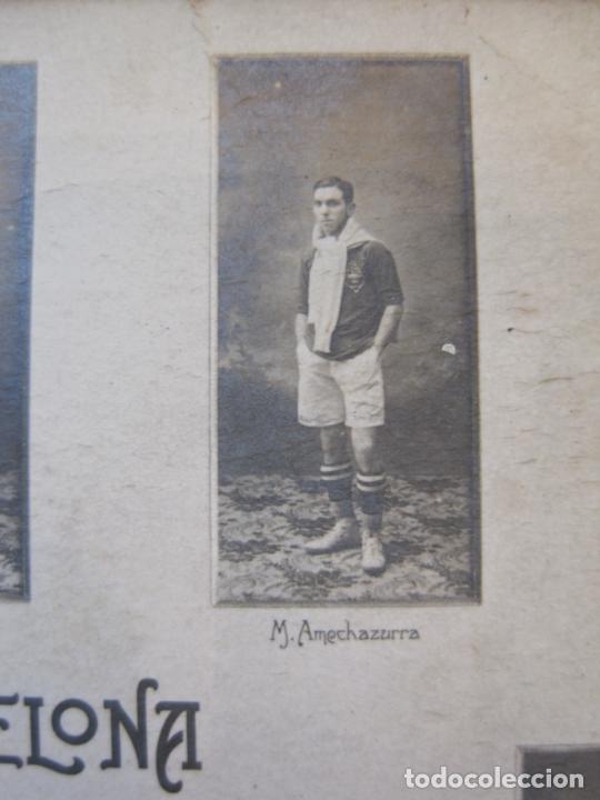 Coleccionismo deportivo: FC BARCELONA-PRIMER EQUIPO DEL F.C. BARCELONA-TEMPORADA 1910-FOTOGRAFICA-POSTAL ANTIGUA-(86.380) - Foto 8 - 302872083