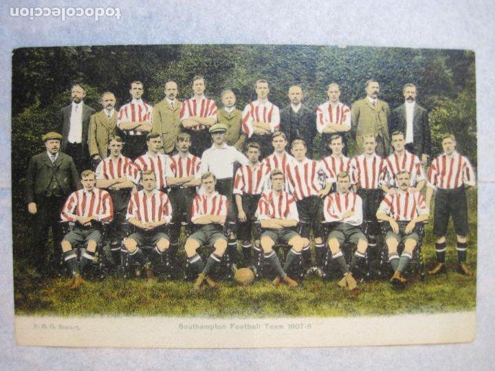 Coleccionismo deportivo: SOUTHAMPTON FOOTBALL TEAM 1907 1908-POSTAL ANTIGUA FUTBOL-(86.382) - Foto 1 - 302872758
