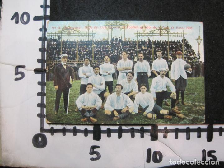 Coleccionismo deportivo: URUGUAY-MONTEVIDEO-TEAM CLUB NACIONAL-GANADOR COPA HONOR 1905-POSTAL ANTIGUA FUTBOL-(86.383) - Foto 5 - 302873013