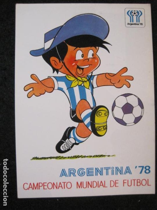 Sports collectibles: ARGENTINA 78-CAMPEONATO MUNDIAL DE FUTBOL-FUTBOL-POSTAL ANTIGUA-(86.398)