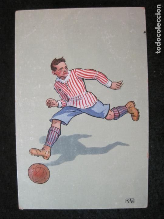 Sports collectibles: FUTBOL-JUGADOR-POSTAL ANTIGUA-(86.402)