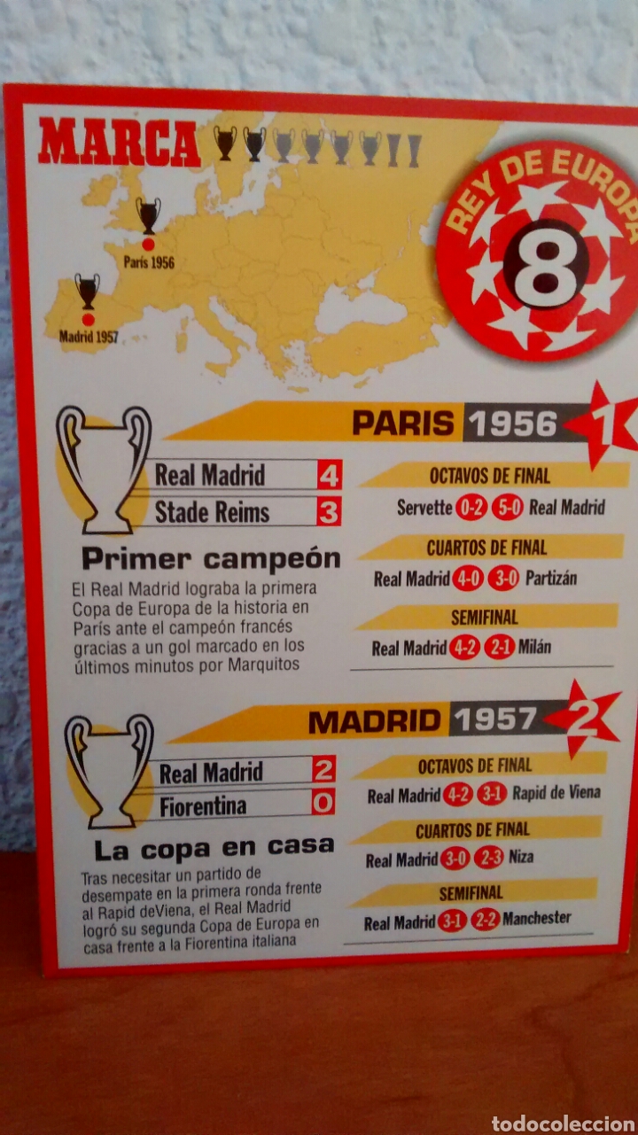 Sports collectibles: MARCA. REY DE EUROPA.