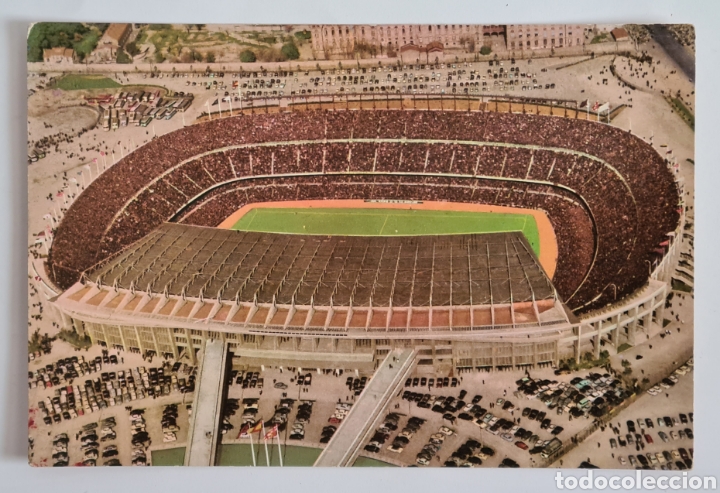 Collectionnisme sportif: Postal Campo Club de F&uacute;tbol Barcelona - Estadio Camp Nou