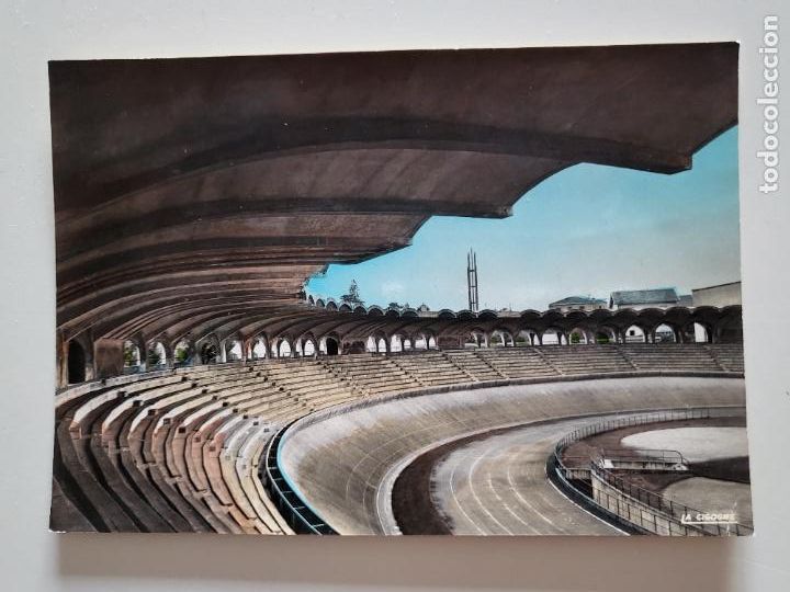 Colecionismo desportivo: POSTAL ESTADIO BORDEAUX (GIRONDE) LE STADE MUNICIPAL STADIUM EDIT LA CIGOGNE REF 33.063.59 CIRCULADA