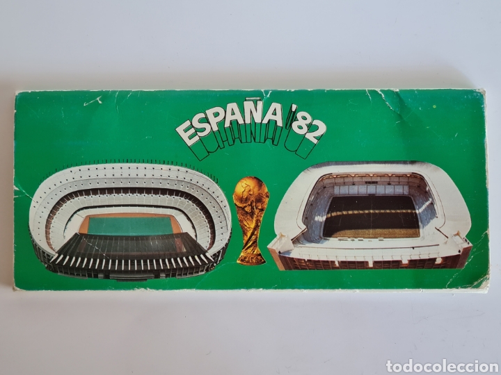 Colecionismo desportivo: Serie Completa Estadios Copa Campeonato Mundial FIFA F&uacute;tbol Espa&ntilde;a 82 Calder&oacute;n Sarri&aacute;... Calendario