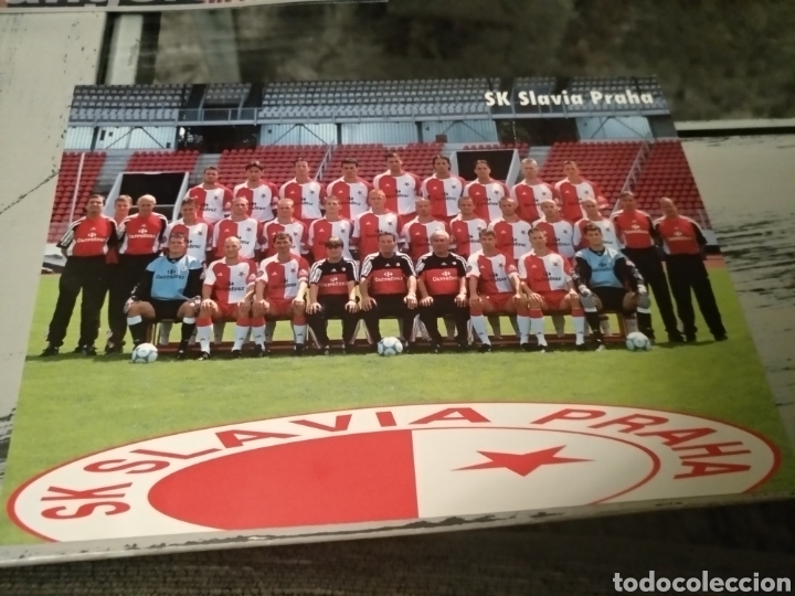 Coleccionismo deportivo: Postal SK Slavia Praga - Foto 1