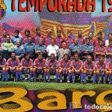 Coleccionismo deportivo: FC BARCELONA - TEMPORADA 1995-96. Lote 321809918