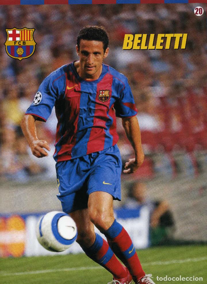 Coleccionismo deportivo: FC BARCELONA - BELLETI - Foto 1
