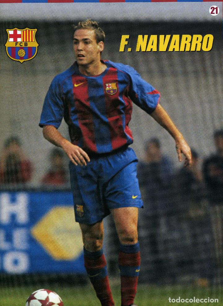 Coleccionismo deportivo: FC BARCELONA - F. NAVARRO - Foto 1