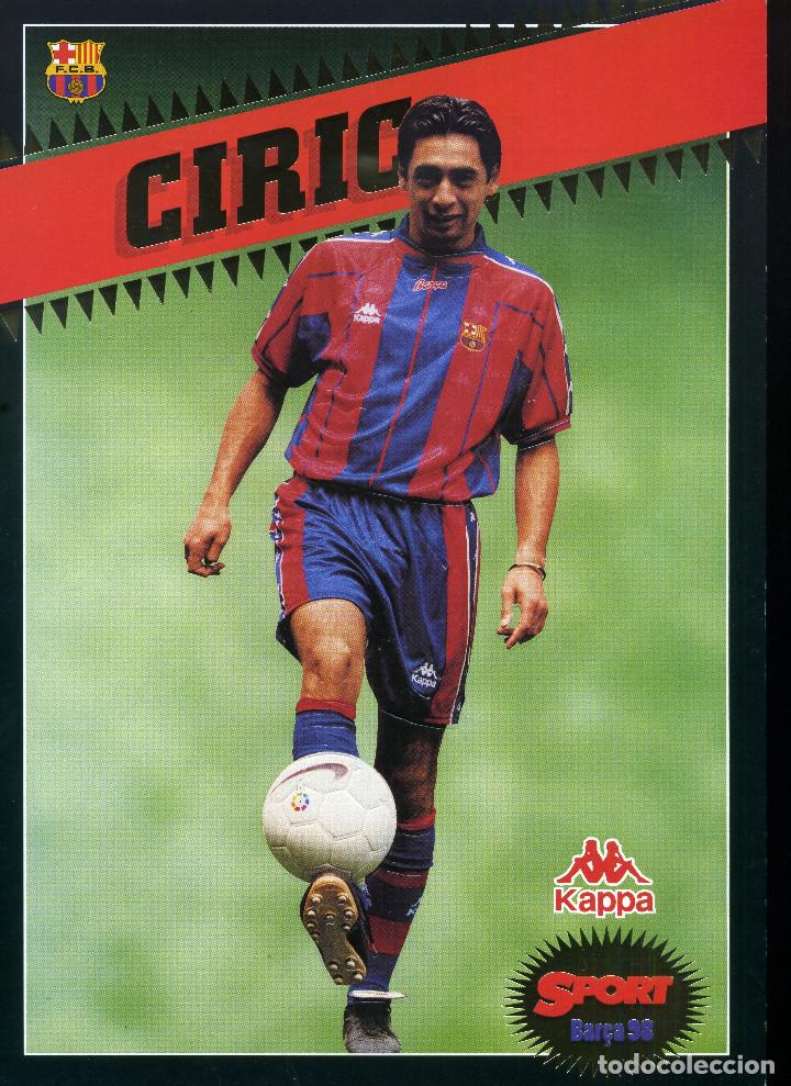 Coleccionismo deportivo: FC BARCELONA - CIRIC - Foto 1