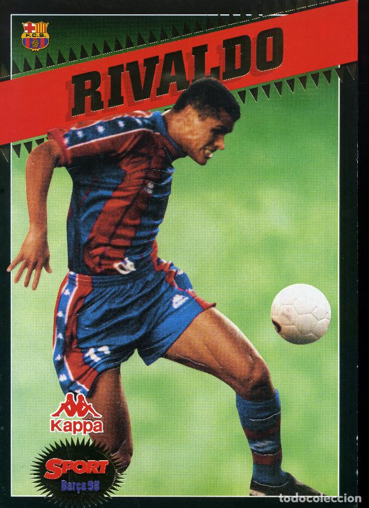 Coleccionismo deportivo: FC BARCELONA - RIVALDO - Foto 1