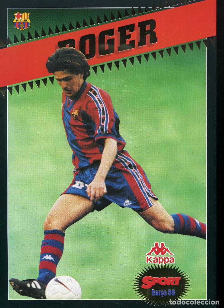 Coleccionismo deportivo: FC BARCELONA - ROGER - Foto 1