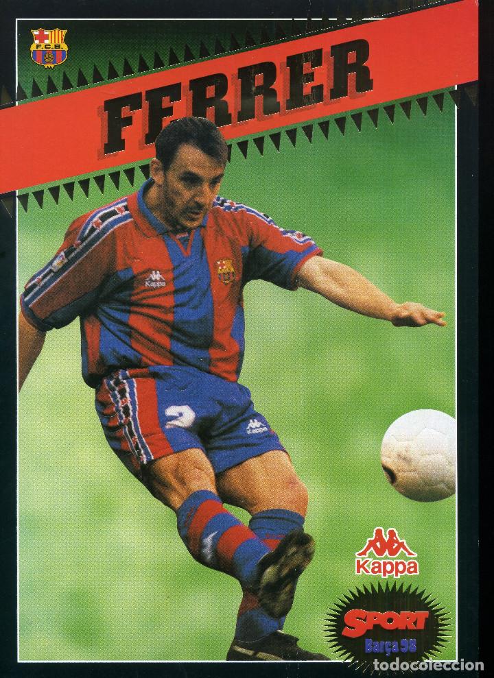 Coleccionismo deportivo: FC BARCELONA - FERRER - Foto 1