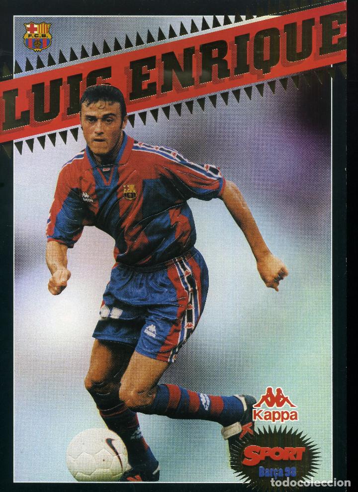 Coleccionismo deportivo: FC BARCELONA - LUIS ENRIQUE - Foto 1