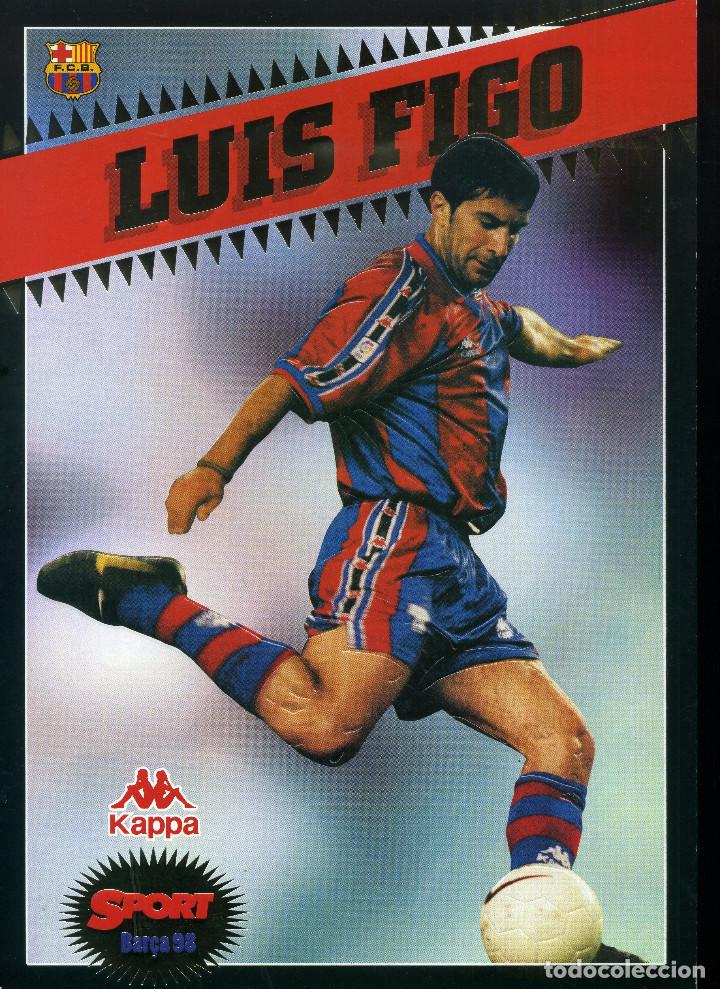 Coleccionismo deportivo: FC BARCELONA - LUIS FIGO - Foto 1