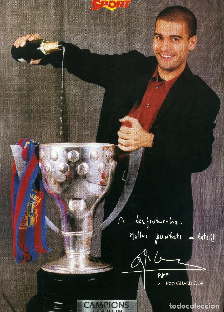 Coleccionismo deportivo: FC BARCELONA - GUARDIOLA - Foto 1