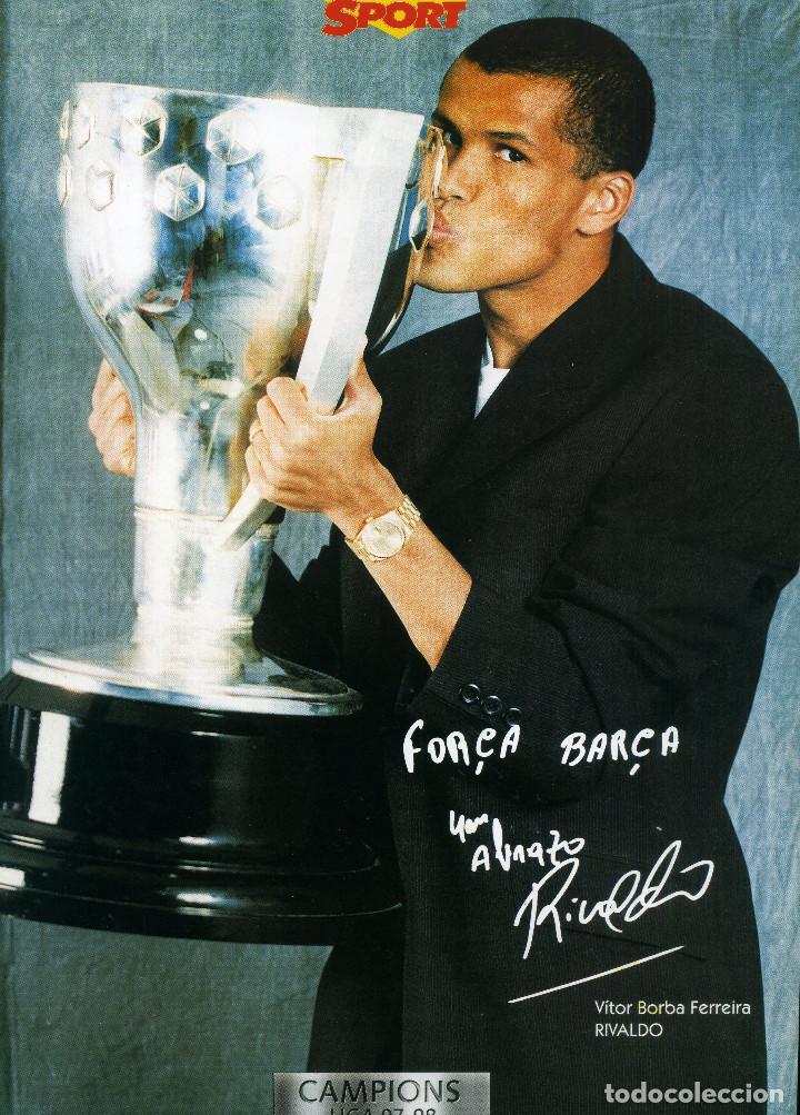 Coleccionismo deportivo: FC BARCELONA - RIVALDO - Foto 1