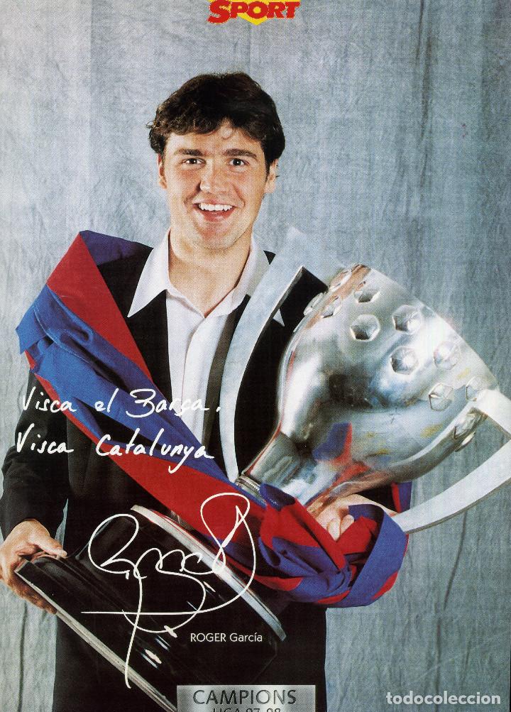 Coleccionismo deportivo: FC BARCELONA - ROGER - Foto 1