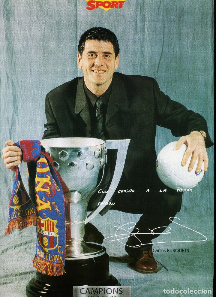 Coleccionismo deportivo: FC BARCELONA - BUSQUETS - Foto 1