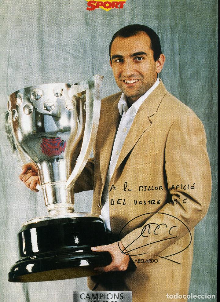 Coleccionismo deportivo: FC BARCELONA - ABELARDO - Foto 1