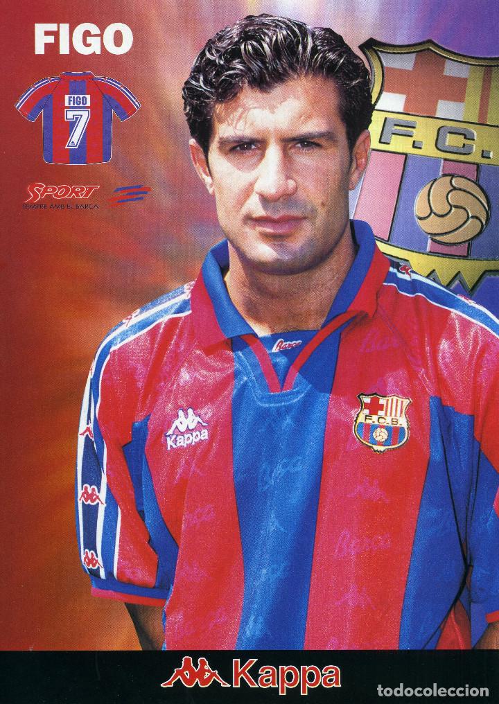 Coleccionismo deportivo: FC BARCELONA - FIGO - Foto 1