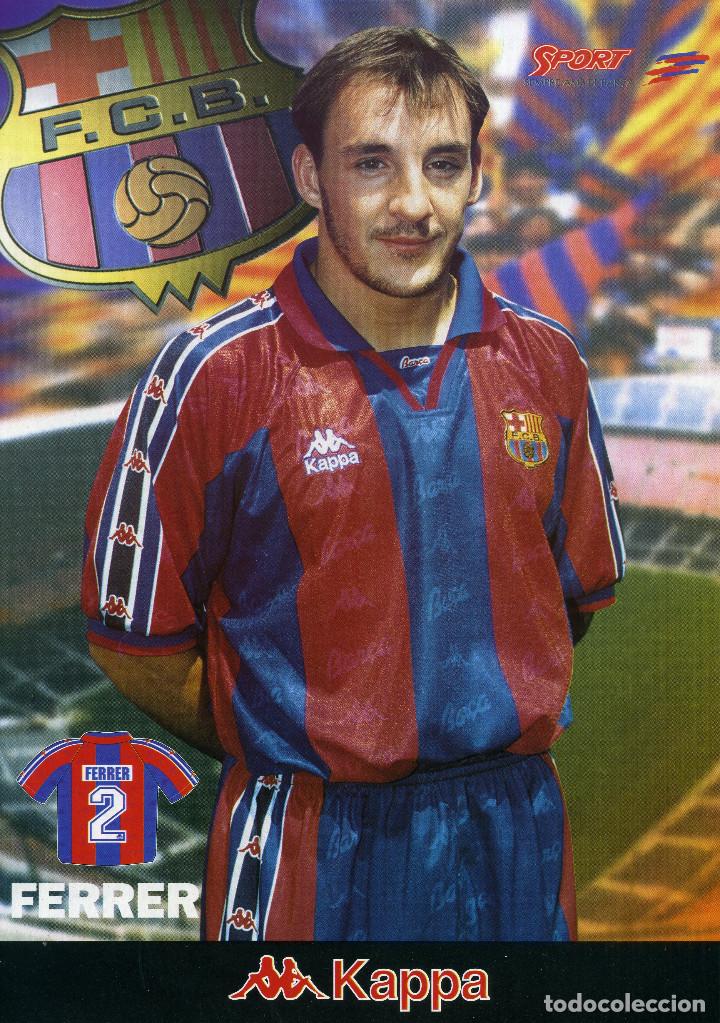 Coleccionismo deportivo: FC BARCELONA - FERRER - Foto 1