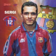 Coleccionismo deportivo: FC BARCELONA - SERGI