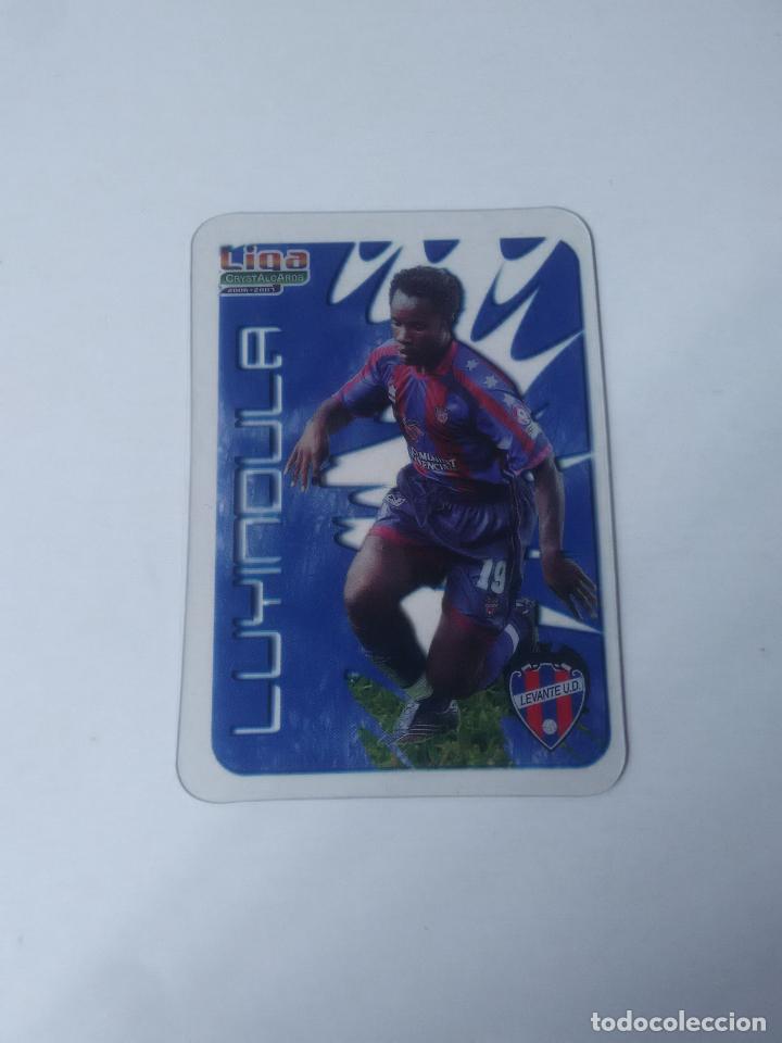 Sports collectibles: 413 LUYINDULA LEVANTE FICHAJE CROMO LIGA FUTBOL CRYSTALCARDS 2006-2007 06-07 MUNDICROMO