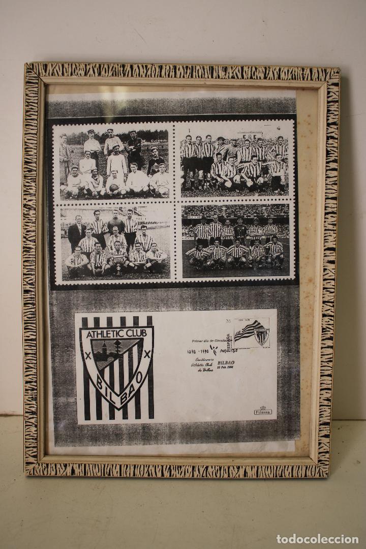 Colecionismo desportivo: cuadro lamina centenario atletic club de bilbao