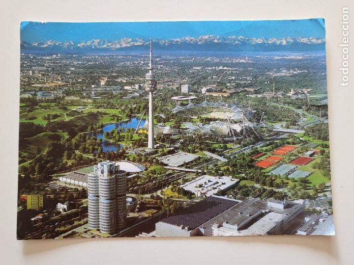 Colecionismo desportivo: POSTAL ESTADIO MUNICH OLIMPICO BAYERN MUNCHEN STADIUM TAMA&Ntilde;O GRANDE 21X15 CM HUBER KARTE 9454