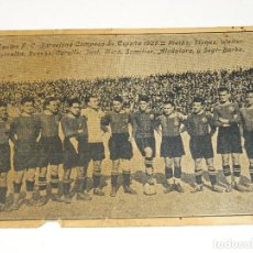Coleccionismo deportivo: FC BARCELONA CAMPEÓN DE ESPAÑA 1926 - JOSÉ SAMITIER, PAULINO ALCANTARA, PAPEL DE FUMAR FOOT-BALL