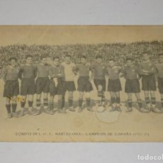 Coleccionismo deportivo: POSTAL FC BARCELONA CAMPEÓN D EESPAÑA 1925 - 26 - PAULINO ALCANTARA, JOSÉ SAMITIER