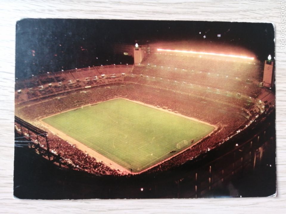 Coleccionismo deportivo: POSTAL SANTIAGO BERNABEU - Foto 1