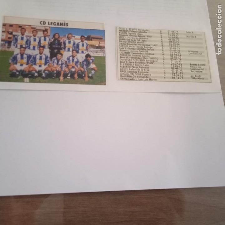 Sammelleidenschaft Sport: Don Bal&oacute;n Extra Liga 97-98. Foto plantilla y listado jugadores CD Legan&eacute;s