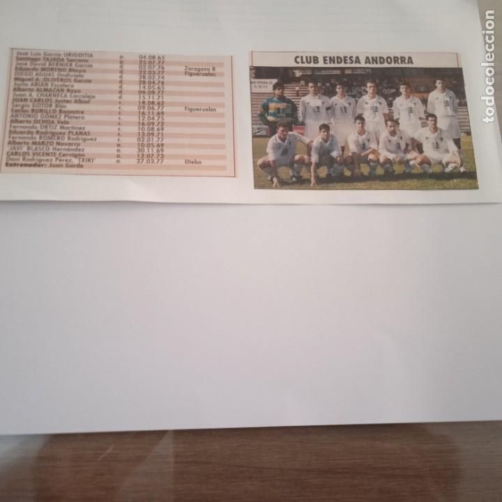 Sammelleidenschaft Sport: Don Bal&oacute;n Extra Liga 97-98. Foto plantilla y listado jugadores Endesa Andorra