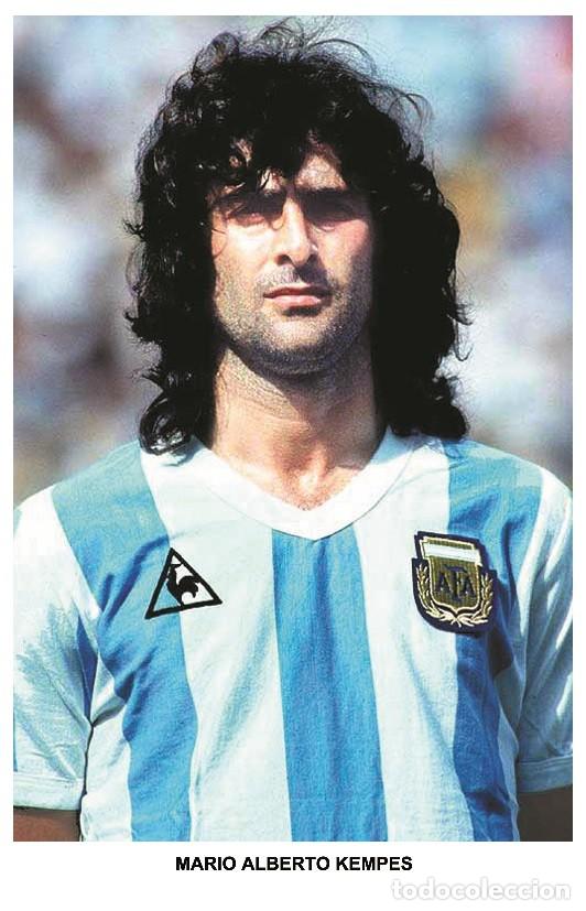 Sammelleidenschaft Sport: KEMPES - Legends of football series 2010 postcard - Size 9x14 cm.