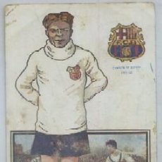 Collezionismo sportivo: POSTAL F. C. BARCELONA. RICARDO ZAMORA 1921-22. CAMPEON DE ESPAÑA. SERIE A Nº 2 P-DEP-031. Lote 360277335