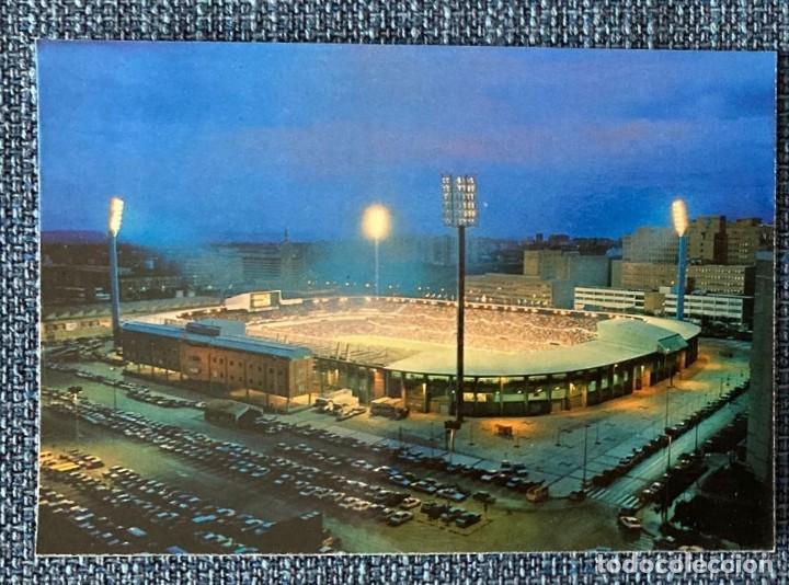 Coleccionismo deportivo: Postal Estadio La Romareda (Zaragoza) - Foto 1